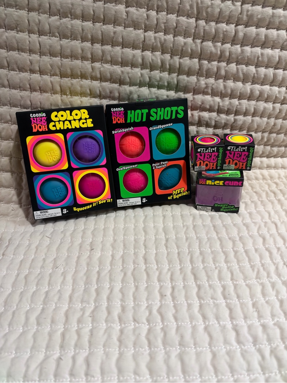 Teenie NeeDoh Color Change & Hot Shots Squishy Toy Pack - Multicolor